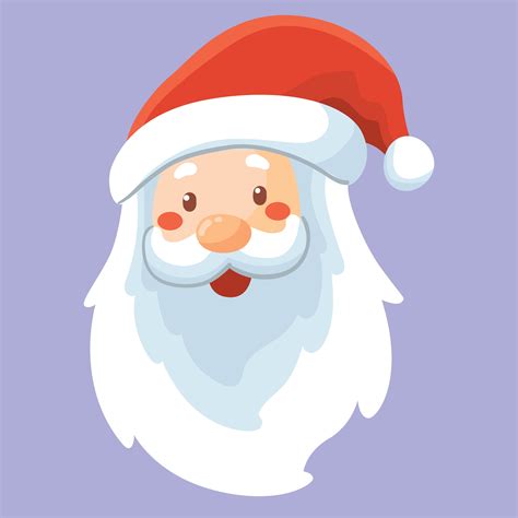 Printable Santa Claus Face